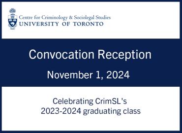 CrimSL 2024 Fall Convocation Reception