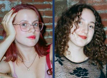 Side by side photos of Ivanna Burdun and Anastasiia Opria