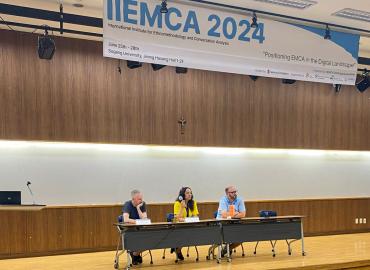 Patrick Watson and two other panelists IIEMCA 2024